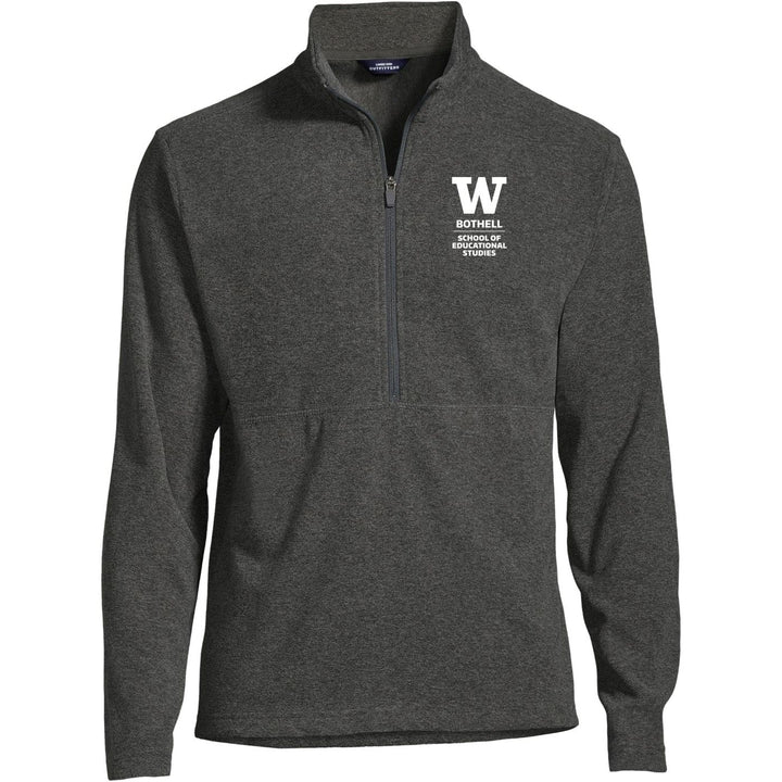 Lands' End Men's UW Bothell School of Educational Studies Thermacheck Fleece Quarter Zip