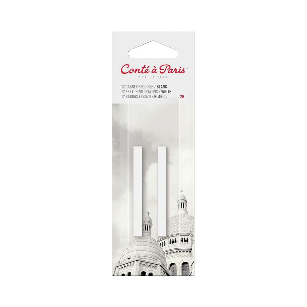 Conte White 2B Pastel 2 Pieces
