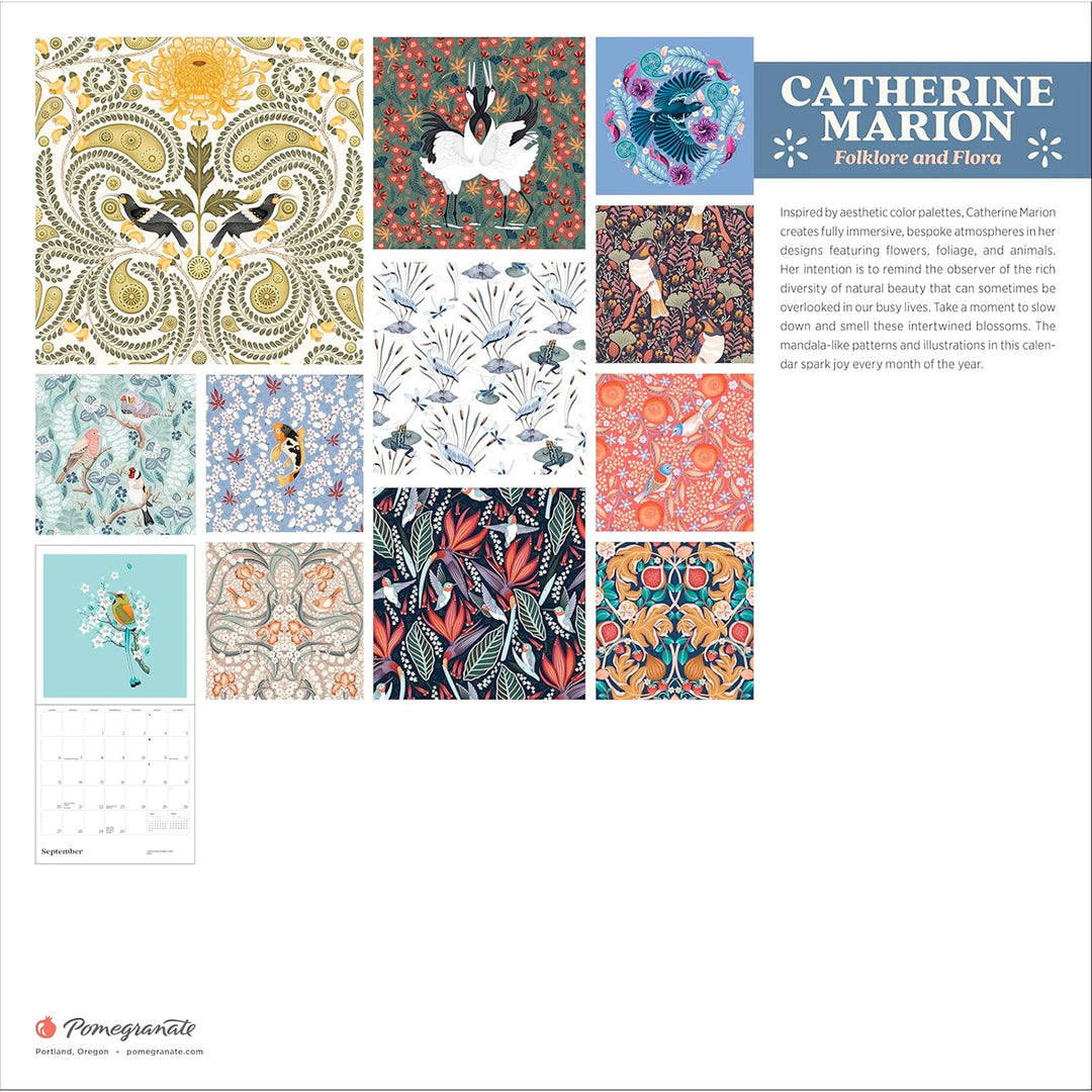 Catherine Marion: Folklore and Flora 2026 Wall Calendar