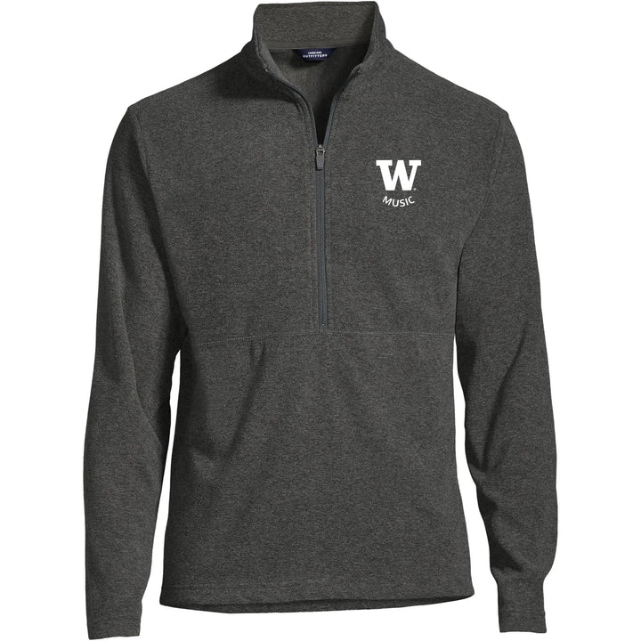 Lands' End Men's UW School of Music Thermacheck Fleece Quarter Zip