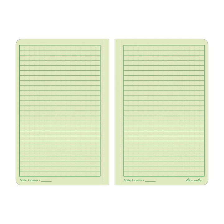Rite in the Rain Green 4-5/8"x7-1/4" Tactical Perfect 80ct