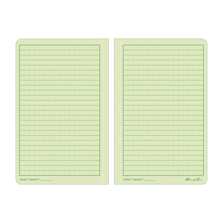 Rite in the Rain Green 4-5/8"x7-1/4" Tactical Perfect 80ct