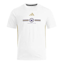 adidas Men's FW25 W Huskies 3 Stripe Tee