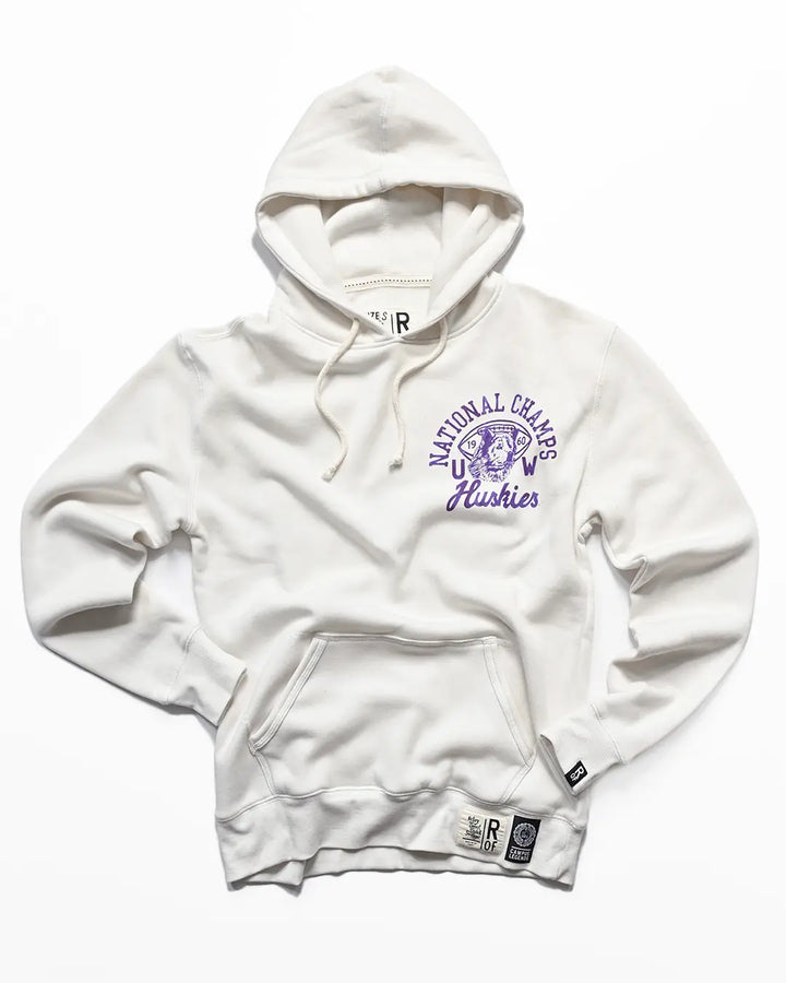 ROF Unisex 1960 National Champs W Husky Head Hoodie