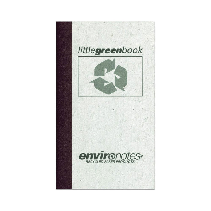 Roaring Spring Recycled Little Green Narrow Sewn Notebook 60ct