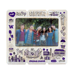 Photo of Neil Julia Gash U of W Distressed Wood Photo Picture Frame 4"x6".
