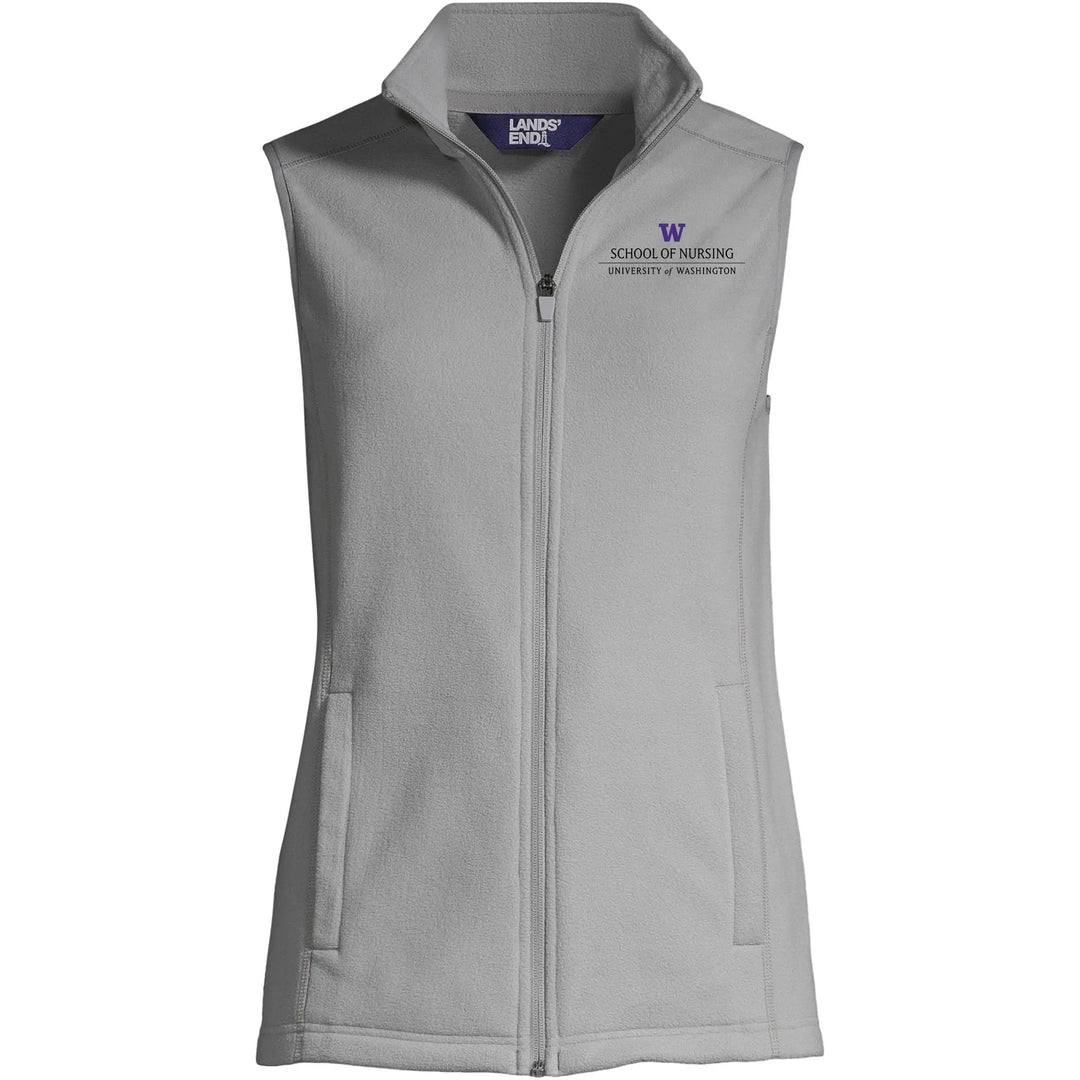 Lands' End Women's UW School of Nursing Thermacheck Fleece Vest