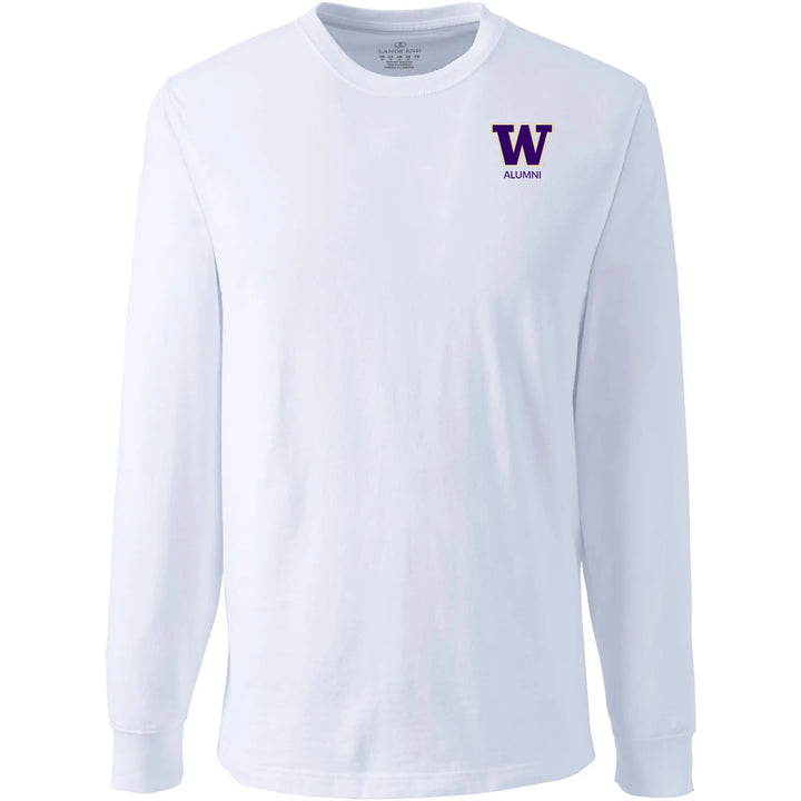 Lands' End Unisex UW Alumni Long Sleeve T-shirt