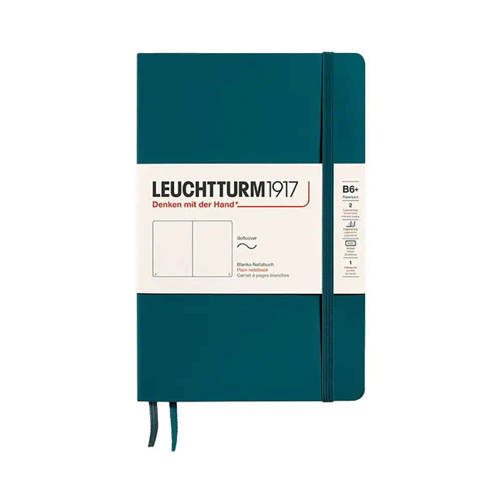 Leuchtturm 1917 B6+ Paperback Softcover Notebook 123ct