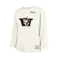 47 Brand Women's Washington Huskies Retro Dawg Applique Timeless 3/4 Sleeve Tee thumbnail