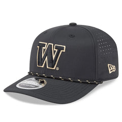 Photo of New Era Black Tonal Washington Huskies 9Seventy Sport Stretch Snap Adjustable Hat.