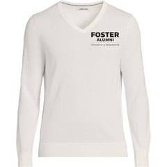 Photo of Lands' End Unisex UW Foster Alumni Cotton Modal V-neck Pullover Sweater.