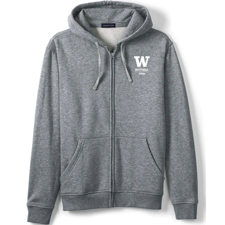 Lands' End Unisex UW Bothell STEM Full Zip Hoodie Sweatshirt