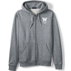 Photo of Lands' End Unisex UW Bothell STEM Full Zip Hoodie Sweatshirt.
