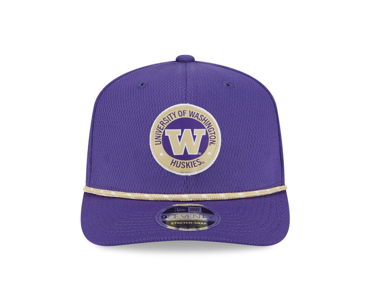 New Era Purple 9Seventy Circle Rope CFB Sideline Stretch Snap Adjustable Hat