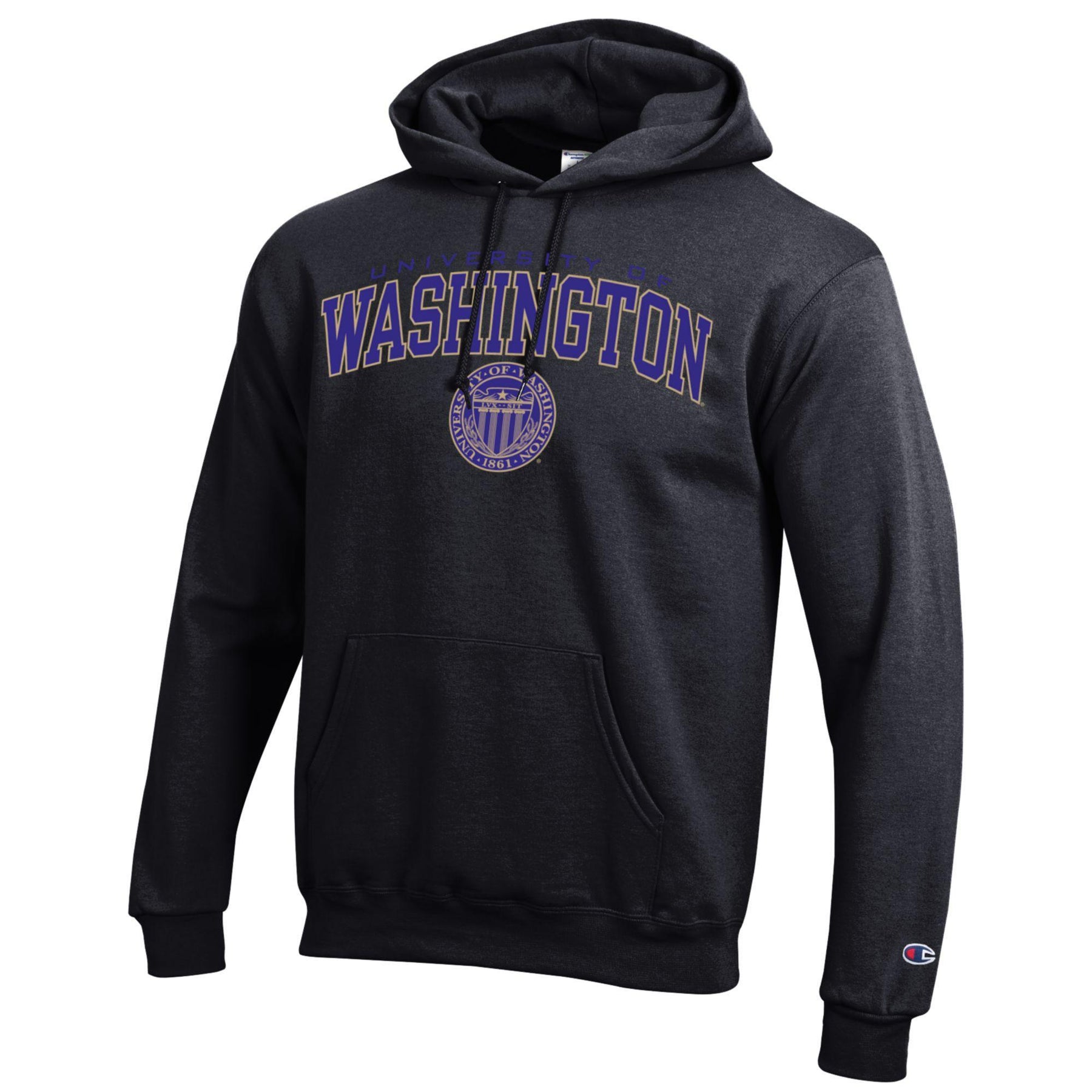 トップス CHAMPION NYU SATIN HOODED SWEATSHIRT CHAMPION NYU SATIN HOODED SWEATSHIRT - Hoodie