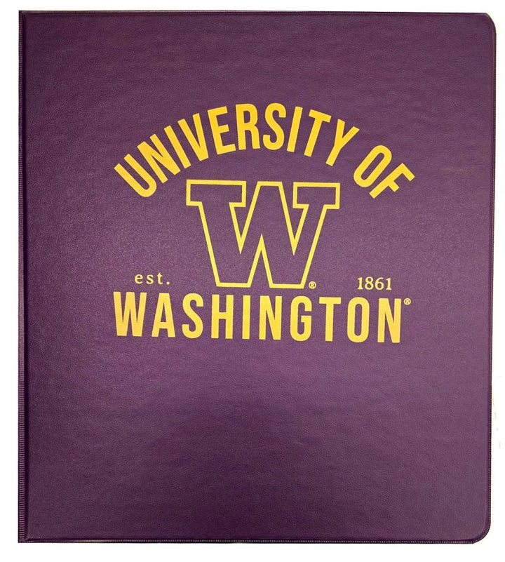 Accolade Purple U of W 1" Vinyl Binder