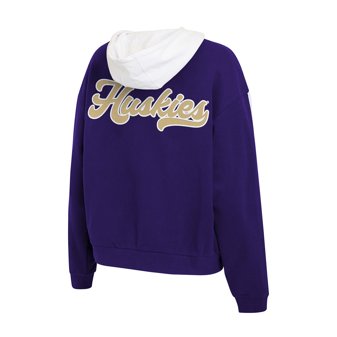 WEAR Women's Washington Huskies FW26 Colorblock Full Zip Hoodie