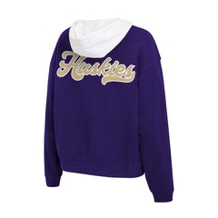 WEAR Women's Washington Huskies FW26 Colorblock Full Zip Hoodie Hover