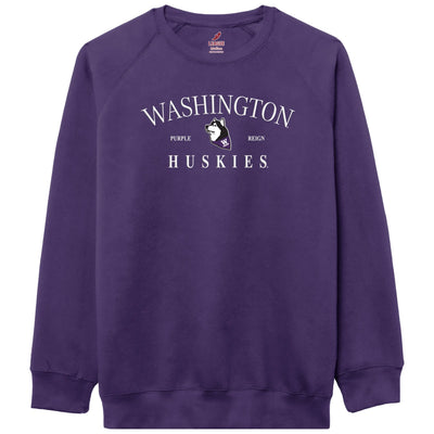 Dubs Collection League Unisex Washington Huskies Embroidered Crewneck