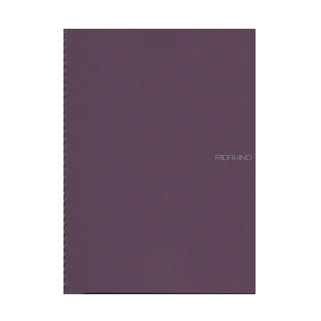 Fabriano EcoQua Wire Bound Blank 8"x11" Notebook 70ct
