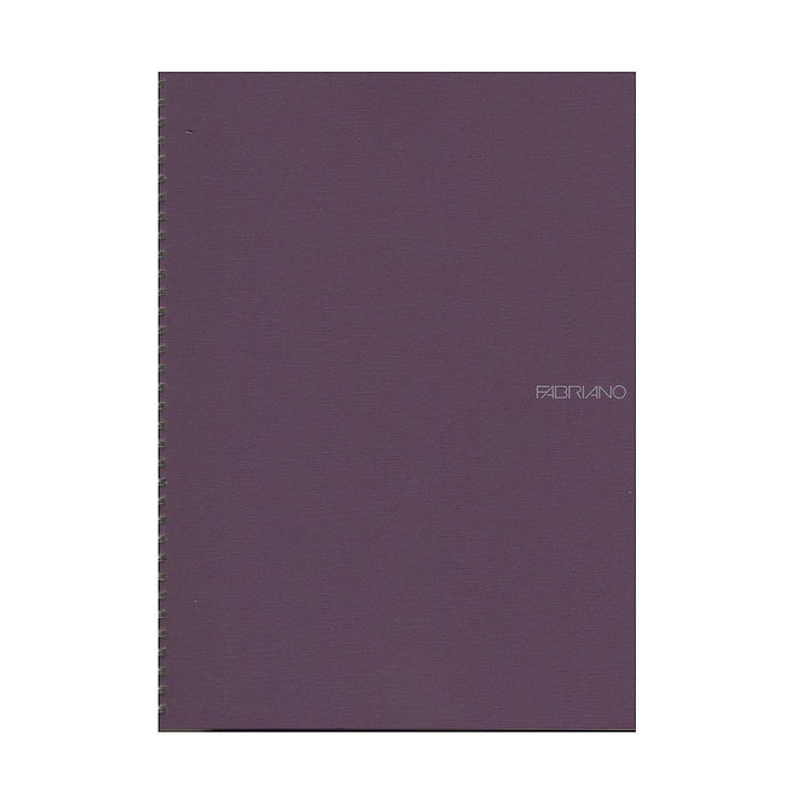Fabriano EcoQua Wire Bound Blank 8"x11" Notebook 70ct