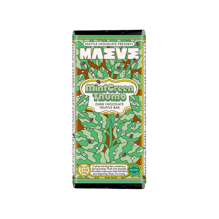 Maeve Seattle Chocolate Mint Green Thumb Truffle Bar