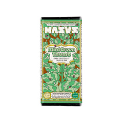 Photo of Maeve Seattle Chocolate Mint Green Thumb Truffle Bar.