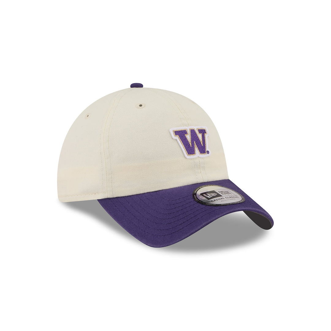 New Era White Purple Washington Huskies 2t Micro Logo Casual Classic Hat