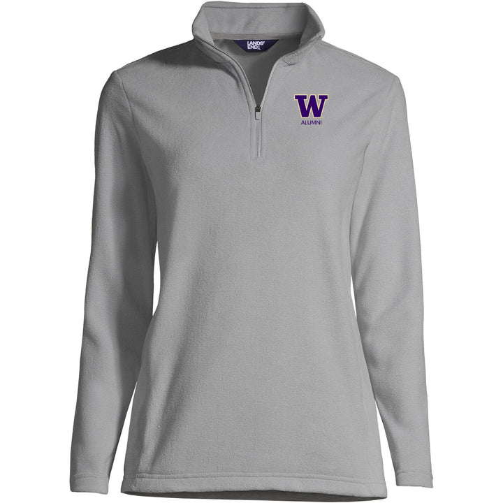 Lands' End Women's UW Alumni ThermaCheck Fleece Quarter Zip