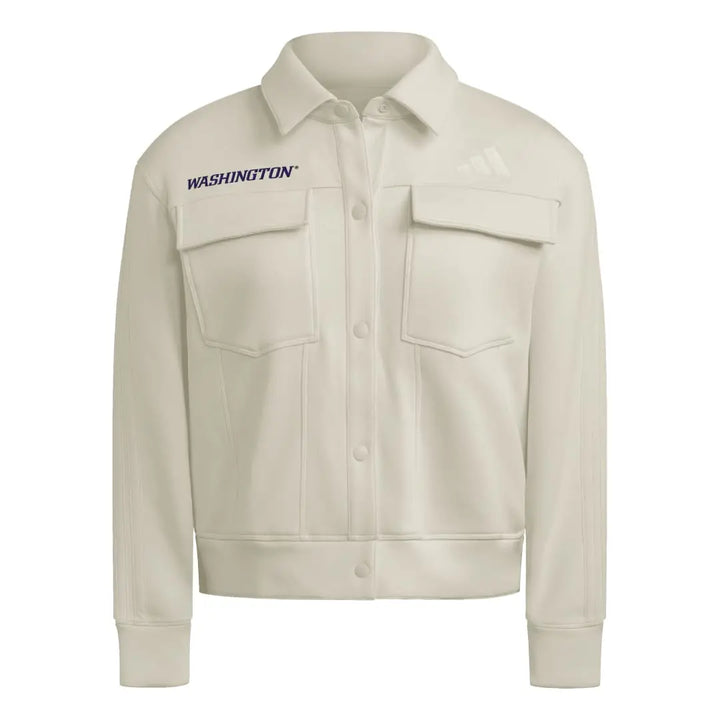adidas Women's FW25 Washington Wordmark Fleece Shacket