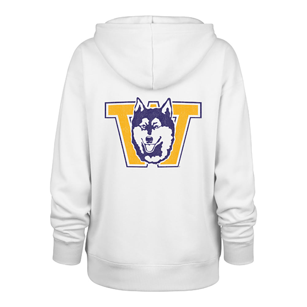 47 Brand Women's Washington Huskies Vault Dawg Back Print Score Dance Naomi Hoodie
