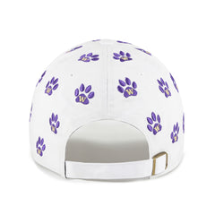 47 Brand Women's White Washington Huskies Allover Paws Confetti Clean Up Adjustable Hat Hover
