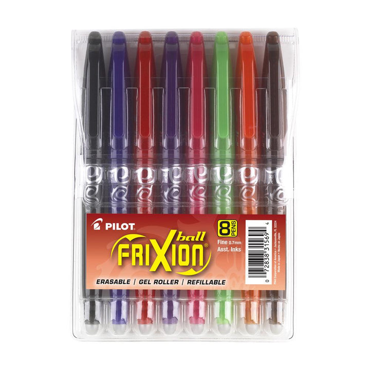 Pilot FriXion Ball .7mm 8 Pack Set