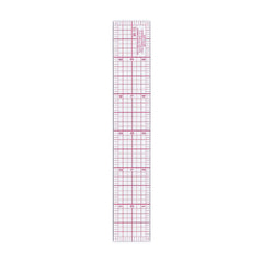 Westcott 6" 8ths Zero Centering Plastic Graph Ruler