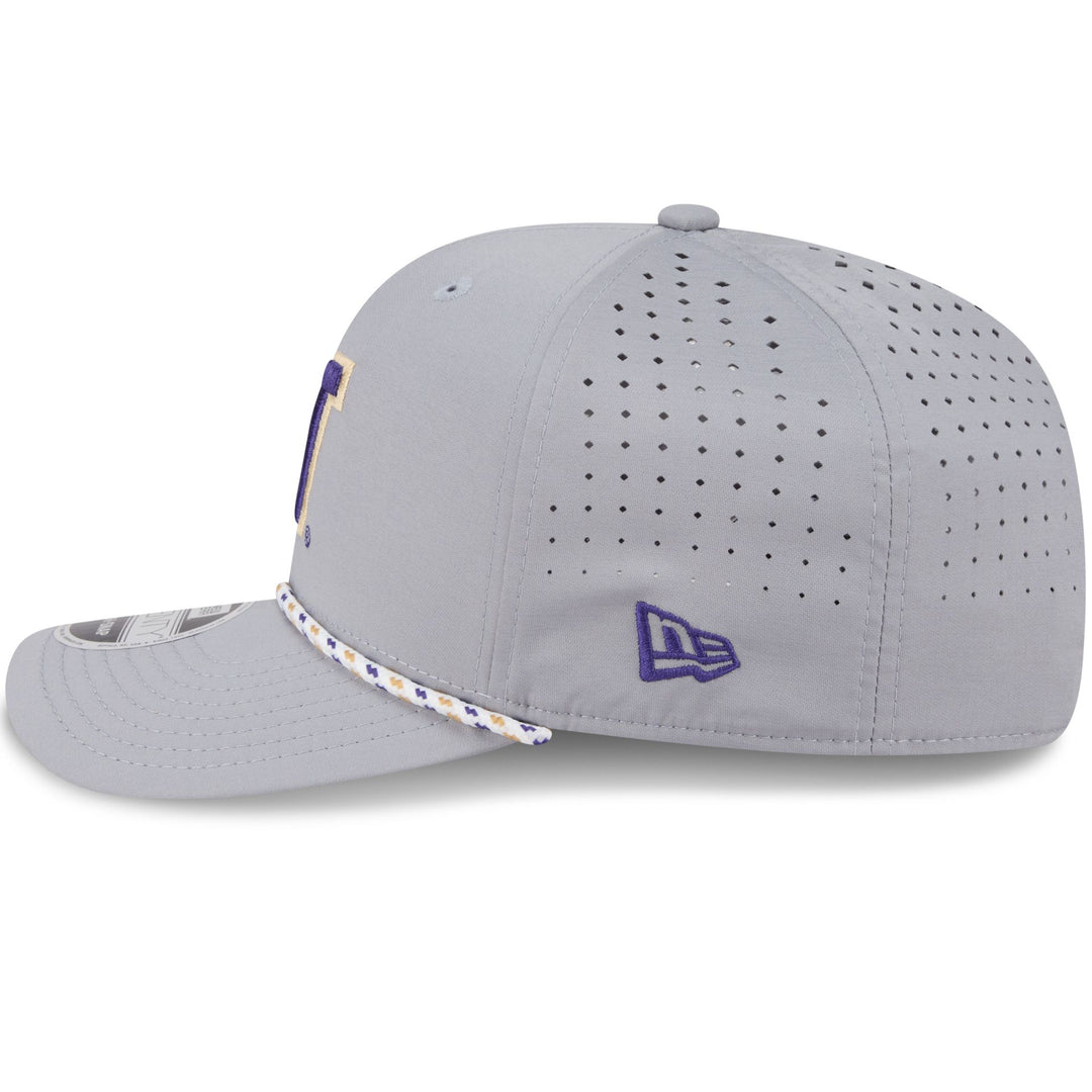 New Era Gray Washington Huskies 9Seventy Sport Stretch Snap Adjustable Hat