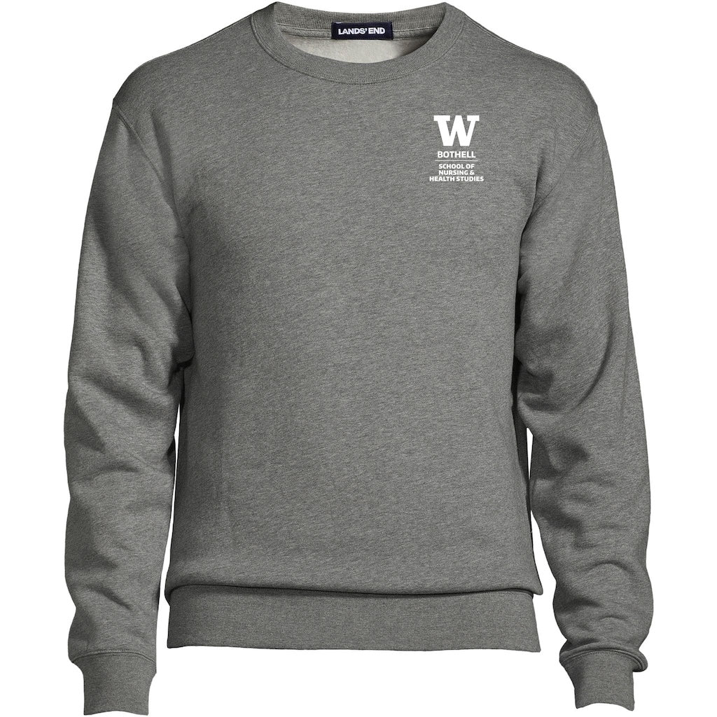 Lands' End Unisex UW Bothell Nursing & Health Studies Crewneck Sweatshirt