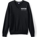 Lands' End Unisex UW Foster Specialty Masters Cotton Modal V-neck Pullover Sweater thumbnail