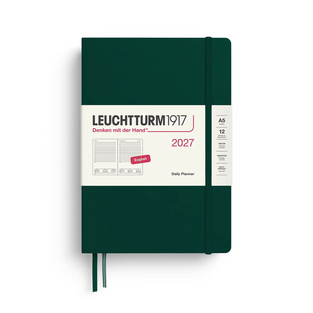 Leuchtturm 2027 A5 Hardcover Daily Planner