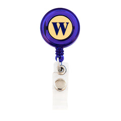 Neil Purple W Retractable ID Holder
