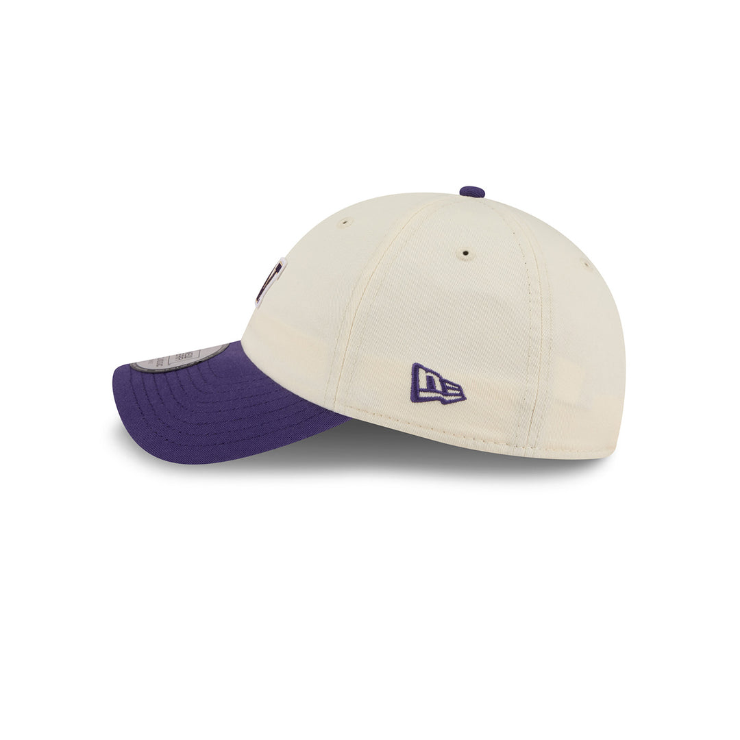 New Era White Purple Washington Huskies 2t Micro Logo Casual Classic Hat