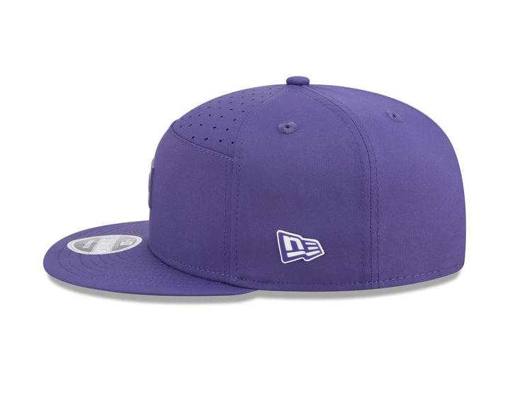 New Era 2025 Sideilne Purple 950 Split Panel Silicone Patch Adjustable Hat