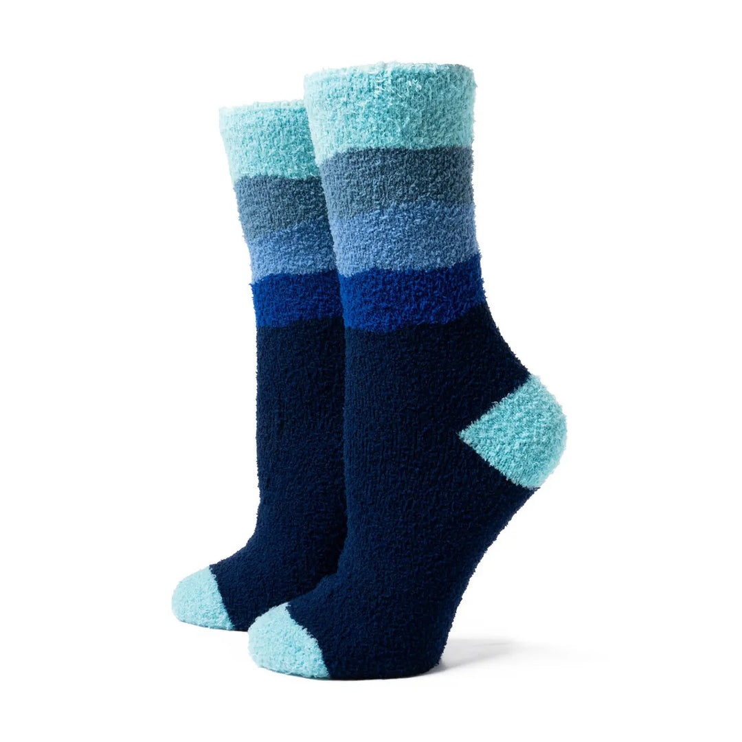Two Left Feet Deep Blue Super Soft Socks