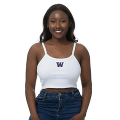 Photo of Zoozatz Women's Washington Huskies Mini W Cami Tank.