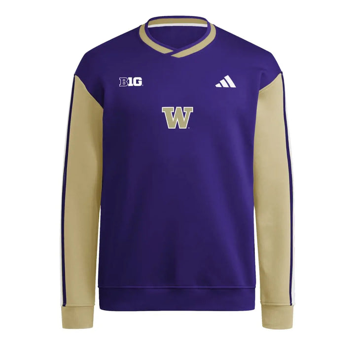 adidas Men's W B1G FW25 Colorblock Sleeve Stripe Crewneck