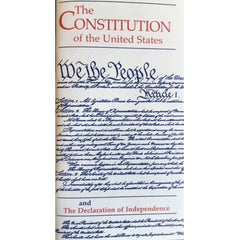 Photo of Constitution of the United States & Declaration of Independence.
