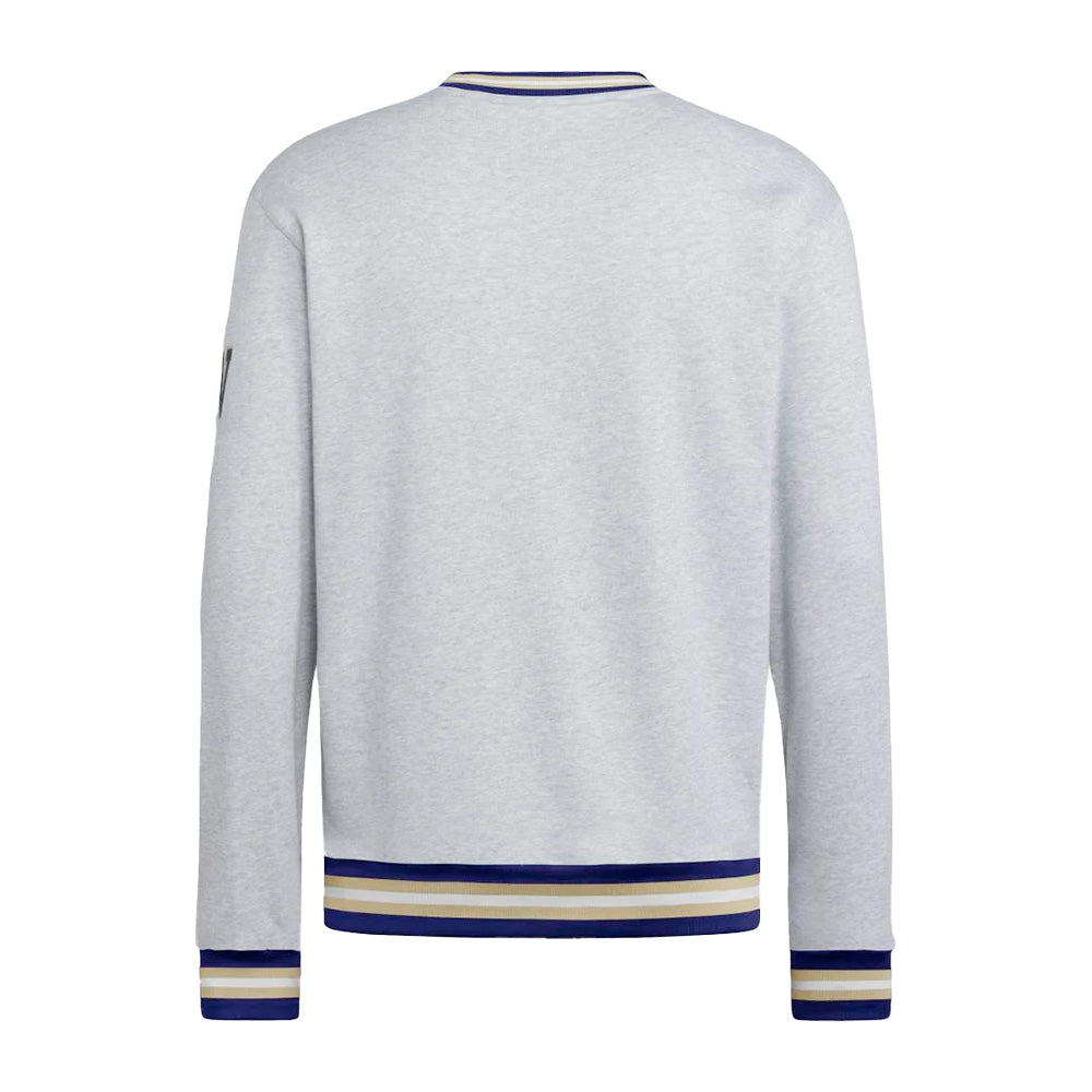 adidas UniteFit Script Huskies Rib Crewneck