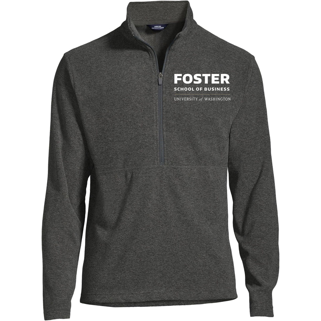 Lands' End Men's UW Foster School of Business ThermaCheck Fleece Quarter Zip