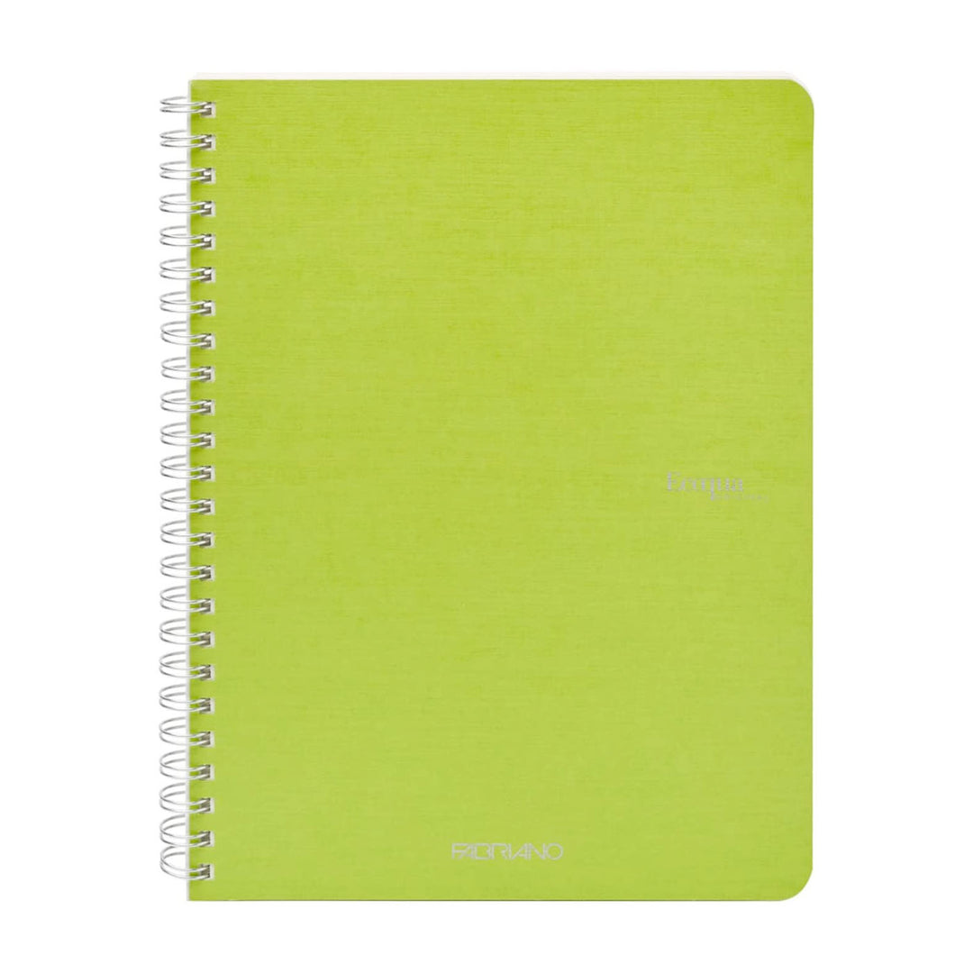 Fabriano Ecoqua 5.8" x 8.25" Spiral Grid Notebook 70 Sheets