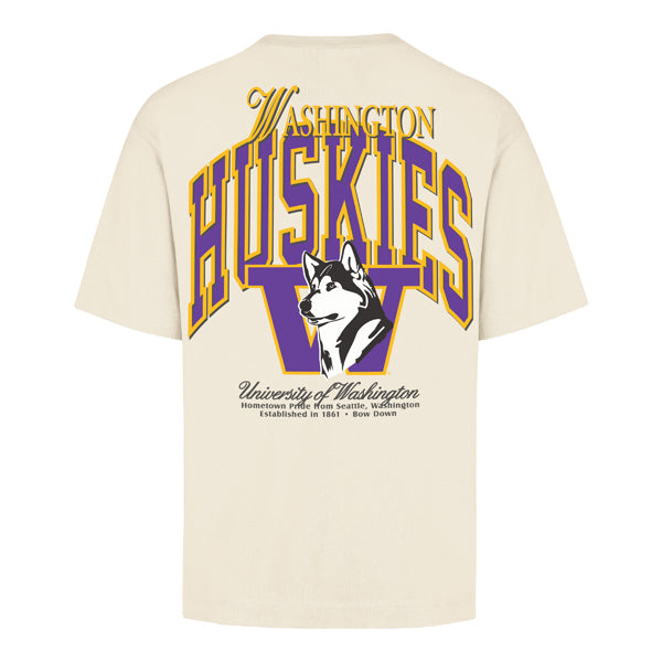 47 Brand Men's Washington Huskies Back Door Foundation Heavy Pocket Tee